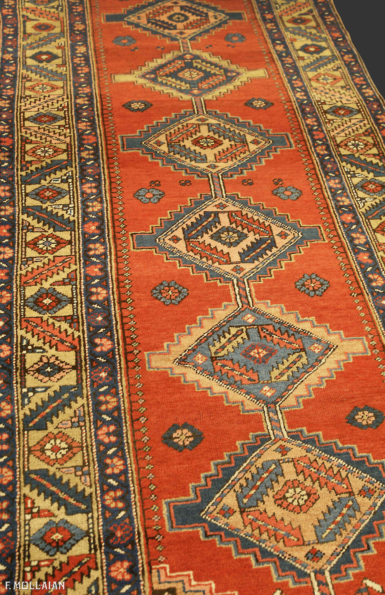 Teppich Spur Persischer Antiker Heriz n°:49640501